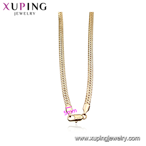 Collar de Cadena Chapado en Oro de 18k con Diseño Simple de Moda Xuping 046N1 - Product Image 2