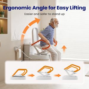 Chaise élévatrice de toilette surélevée électrique réglable en hauteur dispositif de sécurité de salle de bain pour les personnes âgées enceintes handicap personnes âgées soins à domicile - Product Image 2