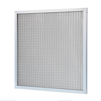 Filtre à air en maille d'aluminium lavable sur mesure, préfiltre de ventilation CVC, filtre à graisse métallique réutilisable, débit d'air élevé, fabricant OEM