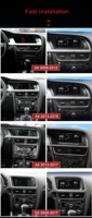Sistema de Pantalla Táctil Qualcomm de 8 Núcleos y 8.8 Pulgadas para Audi Q5 Sq5 B8 2009-2016, Carplay, Navegación GPS, Android AUTO, Unidad Principal