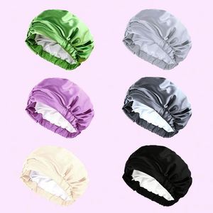 Gorro de Dormir de Seda, Gorro de Satén para Dormir, para Cabello Rizado Natural, Regalo Promocional - Product Image 1