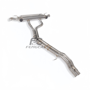 Tuyau d'échappement arrière en acier inoxydable en forme de chat pour <span class=keywords><strong>Audi</strong></span> SQ5 B9 B9.5 3.0T 2019-2024 Silencieux avec soupape Amélioration des performances Amélioration de la puissance - Product Image 3