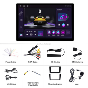 Podofo 13.1 ''2 K IPS Màn Hình Lớn 8-Core 4 + 64GB Android Xe Stereo Carplay Xe Đài Phát Thanh Với 4G Modem Android Tự Động Wifi GPS DSP Rds - Product Image 6