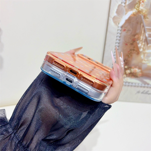 เคสโทรศัพท์แม่เหล็กใสลายไล่ระดับสีคุณภาพสูงสำหรับ iPhone 13 14 15 16 17 Pro Max ป้องกันแรงกระแทก - Product Image 6