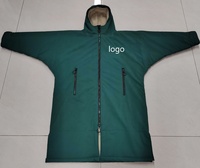 Veste de bain et de surf unisexe en polaire sherpa de haute qualité pour hommes et femmes, manteau oversize imperméable, robe de change
