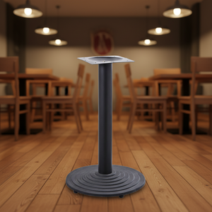<span class=keywords><strong>Pied</strong></span> de <span class=keywords><strong>table</strong></span> en <span class=keywords><strong>fonte</strong></span> robuste, base <span class=keywords><strong>ronde</strong></span>, support de piétement pour tables de restaurant nord-américaines - Product Image 5