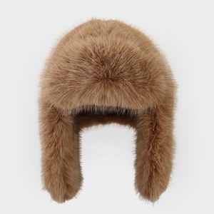 Nouveau hiver Lei Feng Ski chapeau en peluche chaud oreille bonnet doux cireux vison laine épaissi voyage impression numérique couleur personnalisée Logo unisexe - Product Image 2