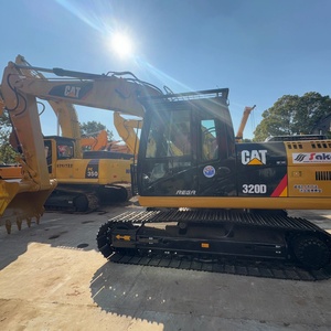 Excavatrice hydraulique d'occasion Caterpillar 20 tonnes CAT320D, durable et populaire pour projets municipaux, avec moteur et pompe fabriqués au Japon - Product Image 1