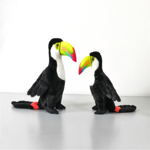 Peluche de Tucán Suave y Esponjoso, Pájaro de la Selva con Pico Naranja Grande, para Niños, Regalo - Product Image 6