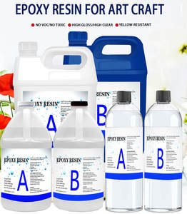 ชุดเรซิ่นอีพ็อกซี่ใสแบบน้ำ ขนาด 1 แกลลอน สำหรับ<span class=keywords><strong>งาน</strong></span>หล่อซิลิโคน เครื่องประดับ และงานศิลปะบนไม้ ขายส่งจากโรง<span class=keywords><strong>งาน</strong></span> - Product Image 2
