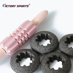 <span class=keywords><strong>2</strong></span> en 1 Portable Trigger Point Body Muscle Roller Masaje Stick para cuello espalda pie - Product Image 5