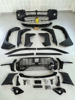 Kit carrosserie de lifting complet avec pare-chocs avant et calandre pour Toyota Hilux 2016-2020, transformant le véhicule en style GR Sport 2023