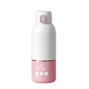 Calentador de <span class=keywords><strong>biberones</strong></span> de calentamiento rápido de 3 minutos para leche materna y agua Calentador de leche de 12 oz <span class=keywords><strong>Batería</strong></span> <span class=keywords><strong>portátil</strong></span> de larga duración para uso en exteriores - Product Image 1