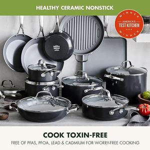 Geling Chinese Factory Gray Nonstick <strong>Induction</strong> Kitchen <strong>Frying</strong> <strong>Pan</strong> Sets Wholesale Ceramic Stainless Steel Cookware Sets with Lids - Product Image 3