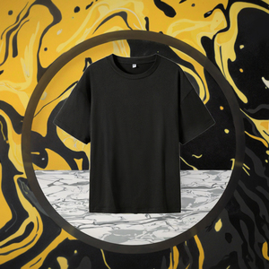 Camiseta de Hombre Blanca con Cuello Redondo, Manga Corta, Poliéster, Corte Regular, Formal, Tejido Jersey Sólido, Impresión Serigrafiada, Antiencogimiento - Product Image 3