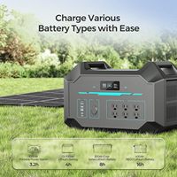 Panneau solaire portable 400W pliable monocristallin à haute efficacité 23,7% pour station d'alimentation, camping en plein air, générateur solaire pour camping-car