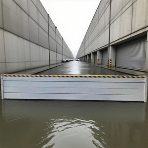 Portal de barrera de aluminio contra inundaciones es un sistema de seguridad de barrera contra inundaciones utilizado para la protección del hogar - Product Image 4