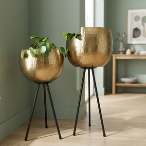 Macetero de Hierro con Recubrimiento en Polvo, Duradero, Ligero, Moderno y Elegante, para Interiores y Exteriores, Jardín, Oficina, Decoración del Hogar, Personalizable - Product Image 2