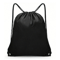 Sac en nylon et polyester de haute qualité, écologique, avec cordon de serrage, imperméable, personnalisable avec logo imprimé