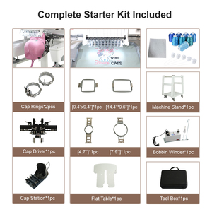 <span class=keywords><strong>Fokuse</strong></span> เครื่องปัก10เข็มแบบหัวเดียวกระเป๋าหมวกแบนปักด้วยคอมพิวเตอร์จักรเย็บผ้า - Product Image 5