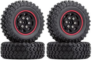 Bộ Bánh Xe & Lốp Micro Beadlock 1.0 Inch Cho Xe Địa Hình Điều Khiển Từ Xa 1/24 Trục SCX24 90081 Chốt Cửa C10 - Product Image 6