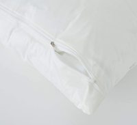 100% housses d'oreiller à glissière en vinyle robuste protecteurs en PVC pour la maison hôtel hôpital motif solide Technique de couture