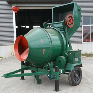 Mezcladora de Concreto con Tambor Reversible para Equipos de Construcción, con Motor Diésel y Tolva de Elevación con Cable de Acero Jzc350-DH - Product Image 3