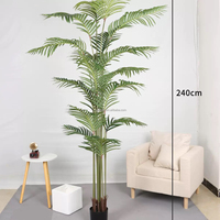 Plantes artificielles en pot de style nordique NINI, Chrysalidocarpus Lutescens, pour la décoration intérieure du salon et l'aménagement paysager