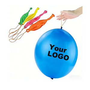 Ballons à poinçonner en latex de 18 pouces <span class=keywords><strong>pour</strong></span> cadeaux de fête, vente en gros, logo personnalisé, impression de logo personnalisée - Product Image 1
