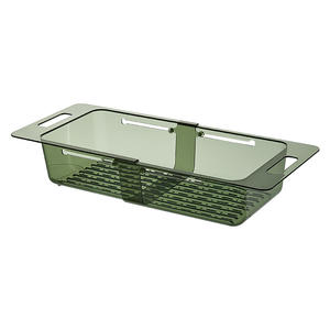 Ensemble de paniers égouttoirs rétractables multifonctionnels en PET de qualité alimentaire pour évier de cuisine, pour laver fruits et légumes - Product Image 4