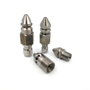 Buse de nettoyage haute pression à <span class=keywords><strong>d</strong></span>éconnexion rapide de qualité supérieure pour égouts, raccords de nettoyage de canalisations à filetage multi-tailles - Product Image 3