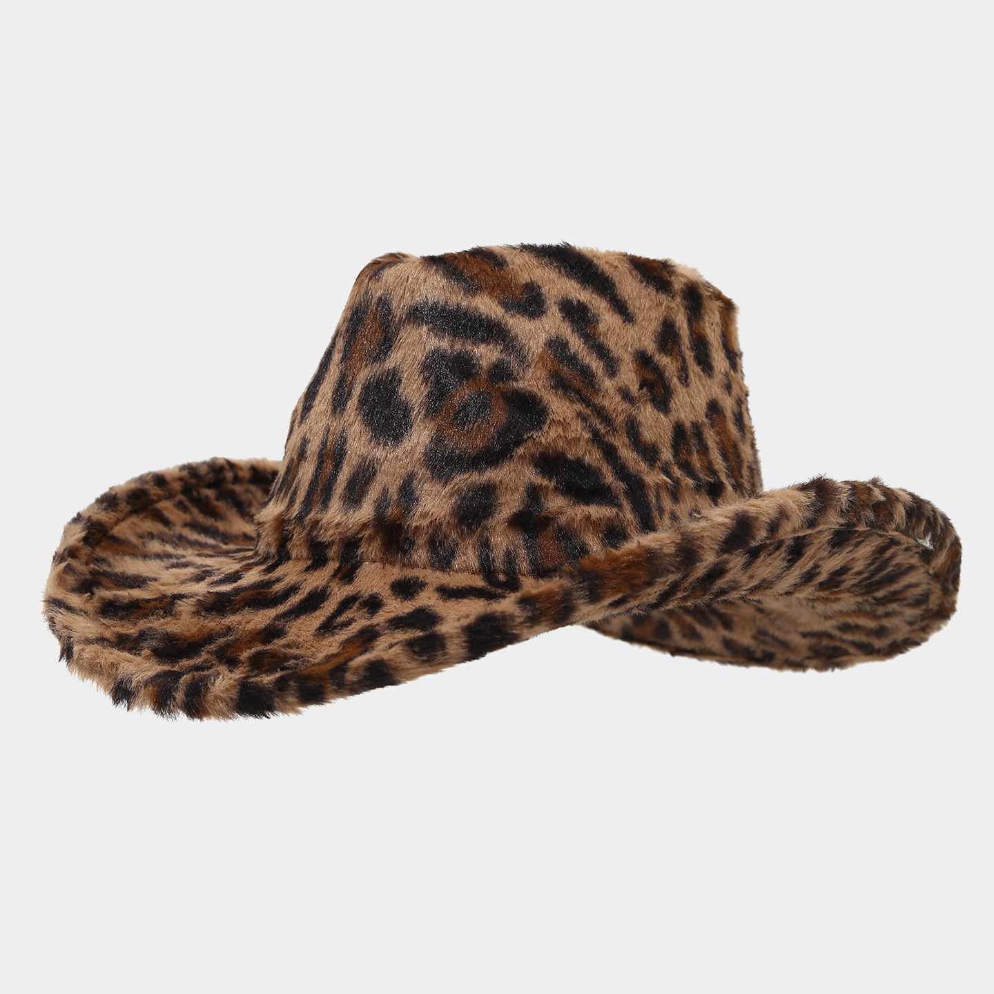Caqui con estampado de leopardo