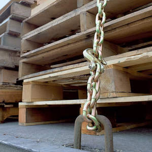 Gancho de agarre de horquilla de grado 80 Gancho de agarre de cadena <span class=keywords><strong>Likn</strong></span>/Encuadernación industrial Levantamiento galvanizado/Heavy Duty 5/16 ''X 20 Foot Binder Chain - Product Image 6