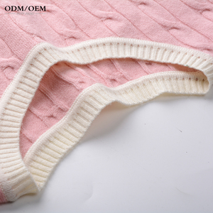 Nueva Llegada, Camisetas de Verano con Cuello Redondo a la Moda, Suéter de Punto Delgado de Manga Corta para Mujer - Product Image 3