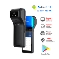 Printer termal Mini Android 11 5.5 inci, Printer genggam pintar dengan layar sentuh 2G 16G Bluetooth & Wifi 4G, stok Printer penerimaan