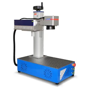 Máquina de marcação a laser UV portátil integrada industrial 355nm 3W 5W para vidro, plástico, metal, alumínio