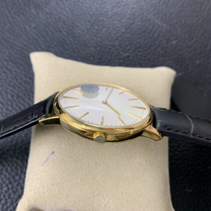 Montre mécanique pour homme de qualité supérieure, 41 mm, acier inoxydable, bracelet en cuir, mouvement 3235, cadran blanc simple - Product Image 6