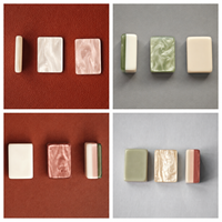 Fabricant de Mahjong de Premier Plan : Ensemble de Mahjong de Luxe Multi-couches Rétro Mid-Century pour Soirées de Jeu et Événements Sociaux