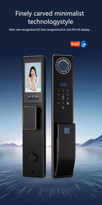 Serrure de porte intelligente biométrique 3D avec reconnaissance faciale, étanche, Wi-Fi, stockage cloud, pour portes extérieures en aluminium et en bois, modèle 2025 - Product Image 3