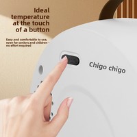 Ventilateur de chauffage silencieux pour la maison, double usage pour le télétravail, chauffage rapide en 3 secondes, arrêt automatique en cas de surchauffe