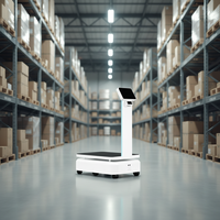 Robot logistique intelligent à chargement automatique, robot AGV AMR avec évitement d'obstacles, châssis de robot, capacité de transport de 300 kg