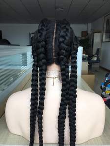 วิกผมถัก<span class=keywords><strong>ทั้ง</strong></span><span class=keywords><strong>หัว</strong></span>คุณภาพดี,วิกผมถักด้านหน้าสำหรับผู้หญิงผิวดำ - Product Image 4