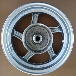 Ventas de fábrica <span class=keywords><strong>Llantas</strong></span> de rueda de aleación de aluminio de 10 pulgadas Nueva condición Modelo de motocicleta Cubo de rueda de freno de tambor - Product Image 2