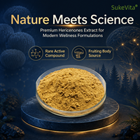 Extrait de Crinière de Lion Hericenones 10% UV Hericium Erinaceus Corps Fruité Vente en Gros Fabricant