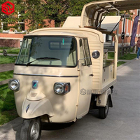 Chariot de bar extérieur Ape Food Truck Voiture de crème glacée à vendre Tricycle électrique 3 roues Tuk Tuk Food Truck électrique personnalisé