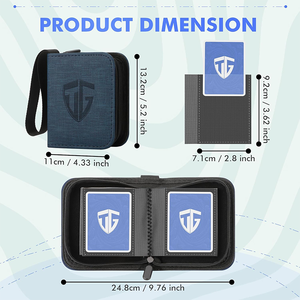<span class=keywords><strong>Mini</strong></span> classeur portable à 1 pochette pour cartes, <span class=keywords><strong>mini</strong></span> porte-cartes pour cartes de collection standard, y compris les cartes TCG - Product Image 3