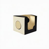 Boîte d'affichage en papier couché personnalisé avec emballage plat en feuille d'or pour l'expédition pour ordinateurs téléphones mobiles Mascara durable élégant