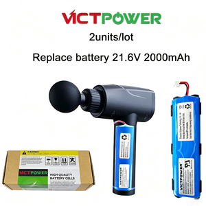 แบตเตอรี่ลิเธียมแบบชาร์จได้ Victpower Custom Battery Pack 21.6V 2000mAh 43.3Wh สำหรับเครื่องนวดแบบปืน - Product Image 1