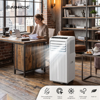 Climatiseur mobile électrique portable moderne à faible consommation d'énergie pour intérieur, sur pied, avec télécommande, vente en gros
