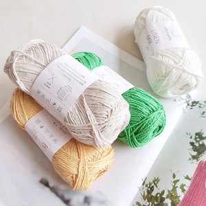 Filato Misto Lino Lotus Yarns all'Ingrosso 120m/50g, Filato per Lavorazione a Maglia a Mano in Fibra Naturale Mista Lino Cotone per Top Estivi - Product Image 3